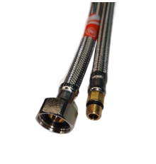 Подводка гибкая для воды гайка 1/2 - иголка короткая Tucai 30 см