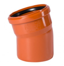 Колено наружной канализации 110x15 Ostendorf KGB