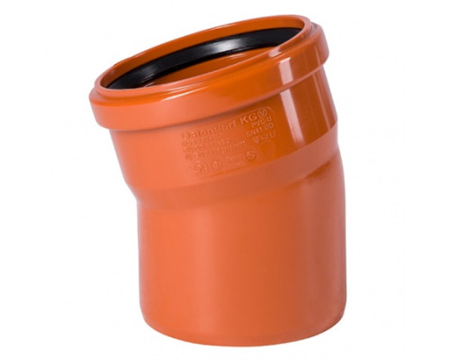 Колено наружной канализации 110x15 Ostendorf KGB