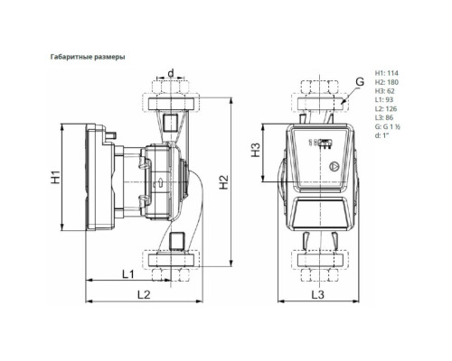 Циркуляционный насос Wilo Native NOCE 25/1-6