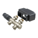 Универсальный комплект для нижнего подключения, графитовый G1/2" VIEIR (VR345-G)