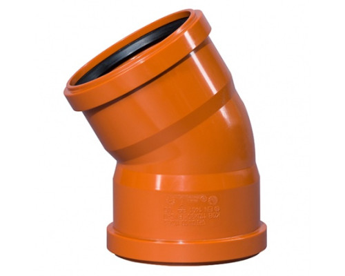 Отвод двухраструбный наружной канализации 110x30 Ostendorf KGBD 2М