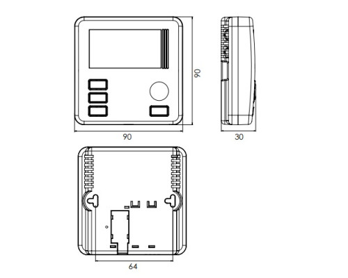 Комнатный суточный термостат Auraton Cetus 3013