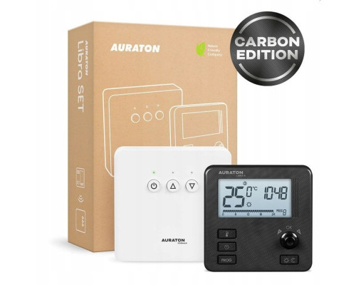 Комнатный недельный термостат AURATON Libra SET 3021 черный