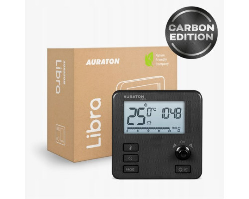 Комнатный недельный термостат AURATON Libra 3021 черный