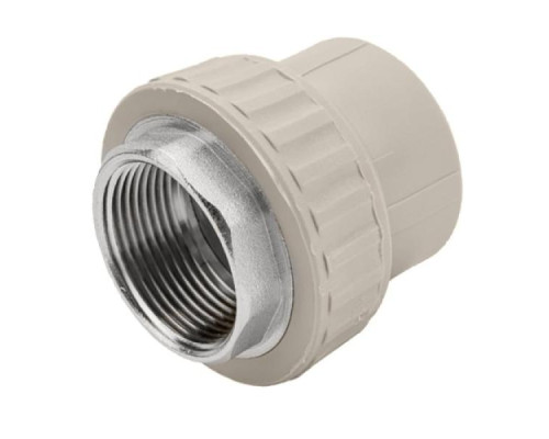 Муфта ПП под ключ 50x1 1/2" ВР Valfex серый