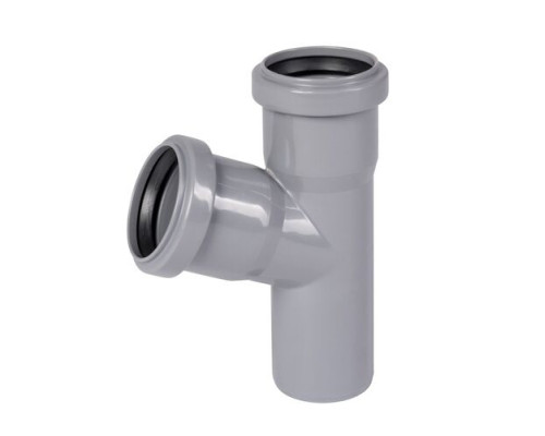 Тройник 50х50х67 Ostendorf HTEA для внутренней канализации.