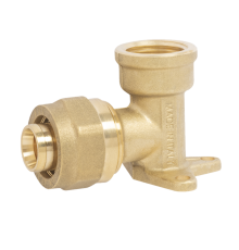 Колено с креплением 16x1/2" вн. APE 754 L