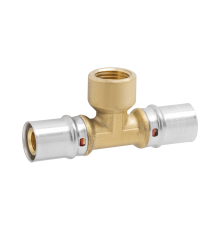 Тройник пресс вн. 20x1/2" APE