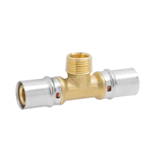 Тройник пресс нар. 16x1/2" APE