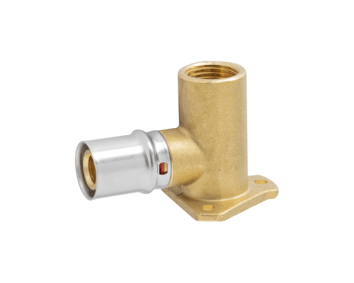 Колено с креплением пресс вн. 20x1/2" APE