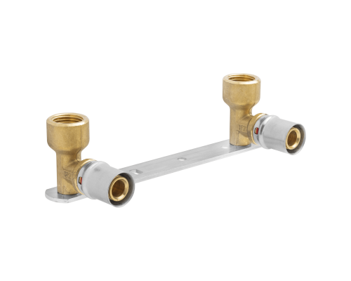 Колено двойное пресс вн. 16x1/2" APE