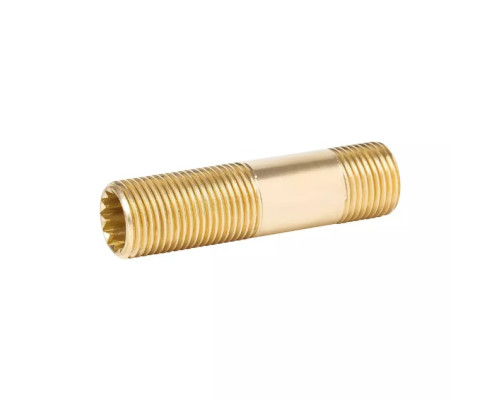 Удлинитель латунный сгон 1/2″ 200мм Vieir SMC200