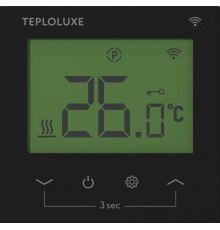Терморегулятор электронный Теплолюкс Pontus wi-fi черный Spase