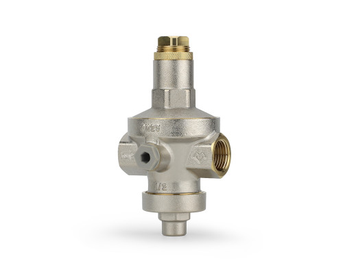 Редуктор давления Varmega 1" PN25 мембранный с присоединением к манометру