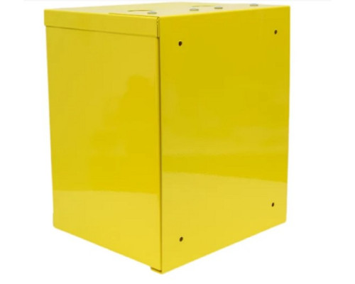 Шкаф для счетчика газа метал желтый межосевое 250мм ВК G4, G6 (2,0л) В310*Ш355*Г220