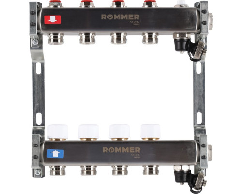 Коллектор для отопления Rommer RMS-3201-000004 4 вых.
