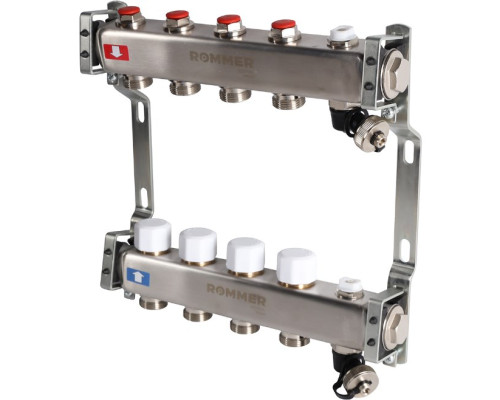 Коллектор для отопления Rommer RMS-3201-000004 4 вых.