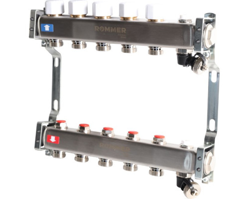 Коллектор для отопления Rommer RMS-3201-000005 5 вых.