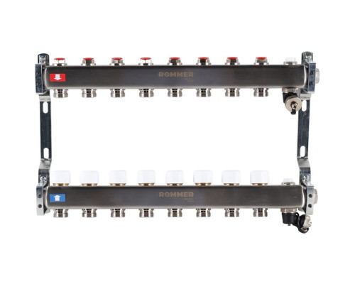 Коллектор для отопления Rommer RMS-3201-000008 8 вых.