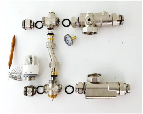 Насосно-смесительный узел для теплого пола ViEiR VR208 30-70°С