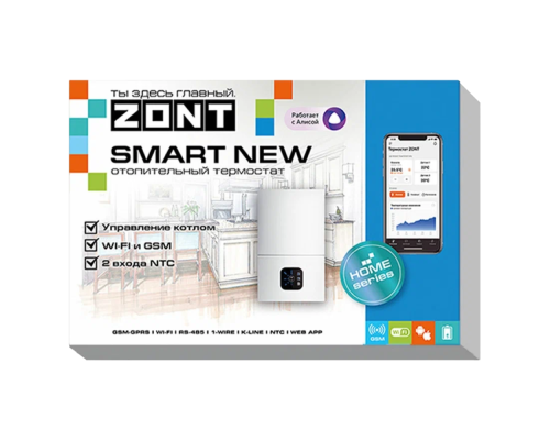 Отопительный термостат ZONT SMART NEW Wi-Fi и GSM